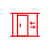 Icono puertas correderas